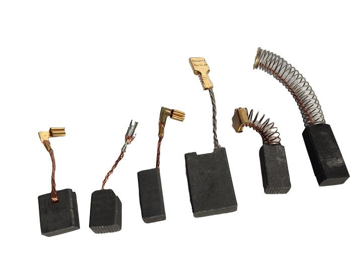 ESCOBILLAS EN GRAFITO PARA ELECTRODOMESTICOS Y HERRAMIENTAS ELECTRICAS